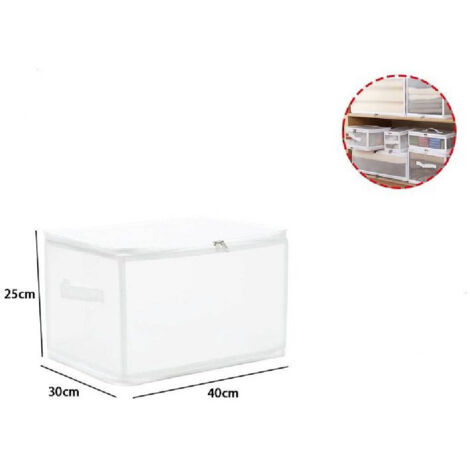 Box Scatola Salvaspazio Portatutto Contenitore Organizer 40 X 50 X 60