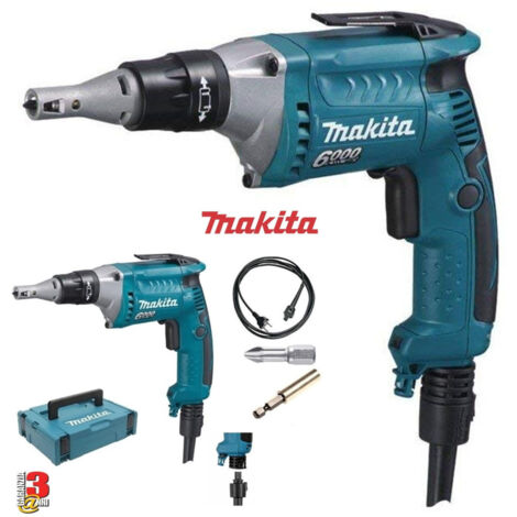 Trade Shop - Makita Fs6300rxj 570w Atornillador Reversible Para Tornillos Autoperforantes Para Tabiquería Seca -