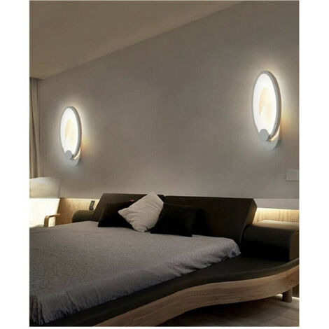 Trade Shop - Applique Led Ovale 9 Watt Parete Lumetto Luce Bianca Fredda Calda Naturale E25 - (1/2)