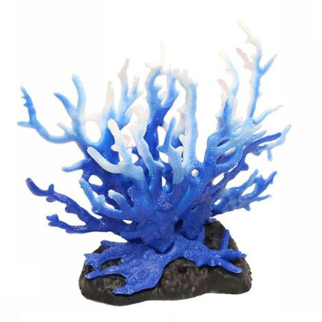 Trade Shop - Falsa Planta Artificial De Coral Para La Decoración De Acuarios Varios Colores 17x7x14 Cm -