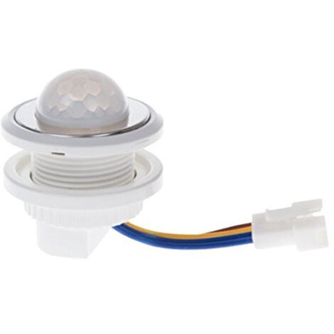 Trade Shop - Sensor De Movimiento Infrarrojo Puerta ángulo Base 40w Detector De Reacción De La Puerta - (1/2)