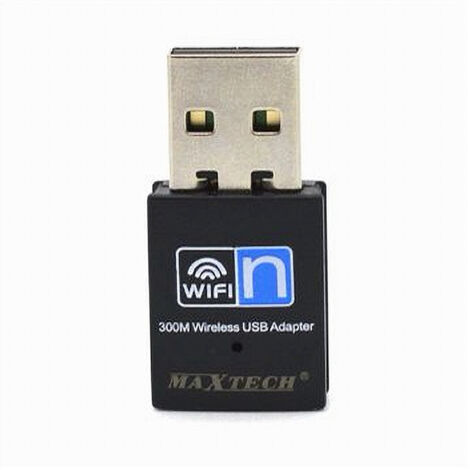 Trade Shop - Chiavetta Pennetta Adattatore Wireless Wifi Usb 300m Nano Pc Computer Maxtech Wi-fip002 - (1/3)
