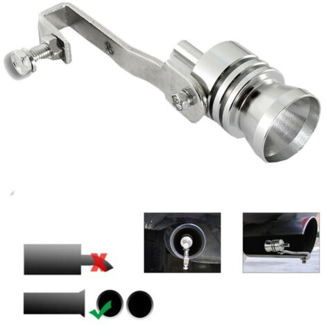 Trade Shop - Auto Tuning Kit Effetto Turbo Fischio Marmitta Terminale Turbina Suono - (1/5)
