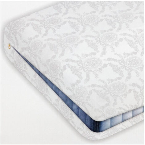 Trade Shop - Funda Protectora De Colchón De Damasco Con Cremallera 90x200 -
