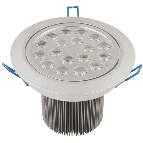 Trade Shop - Luz Led 3w 5w 7w 9w 12w 15w 18w Empotrable Led Faro Con La Primavera Fría Caliente -   -18 Vatios    -
