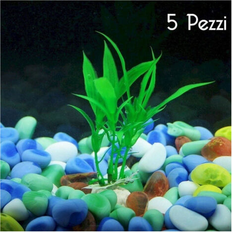 PIANTE D'ACQUARIO PIANTA subacquea artificiale pianta artificiale EUR