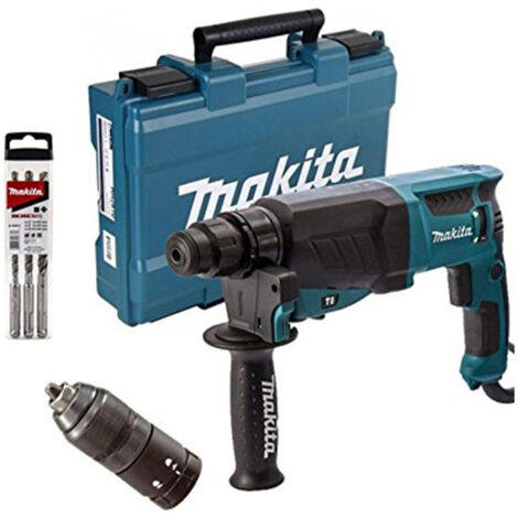 Trade Shop - Makita Electrical Tassellar Hr 2630t Con Mandrino Autoserrante 26mm 800w Sds -