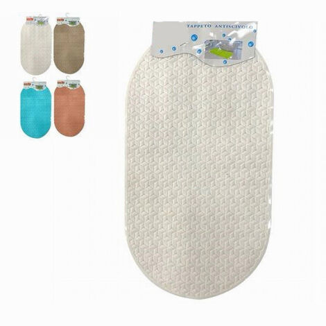 Trade Shop - Alfombra Pvc Antideslizante Para Bañera Ducha 68 X 37 Cm 59312 - (1/2)