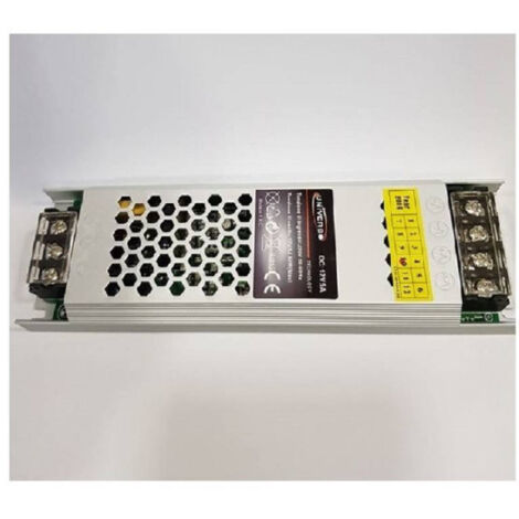 Trade Shop - Slim Dc 12v 5a 60w Fuente De Alimentación Estabilizada Transformador De Tira Led S-12v-60w -