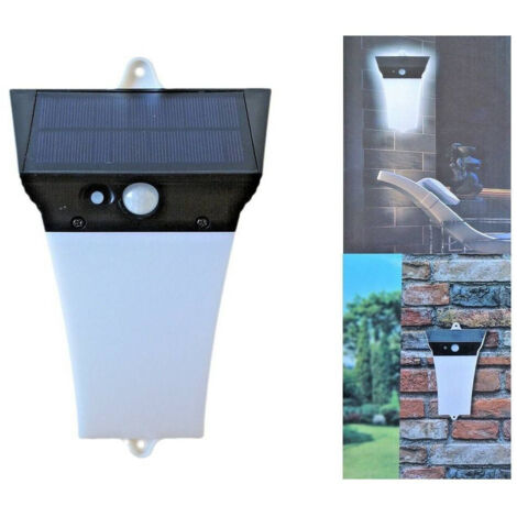 Trade Shop - Lampada Faro Luce Ricaricabile Faretto Esterno Energia Solare Sensore Movimento - (1/5)