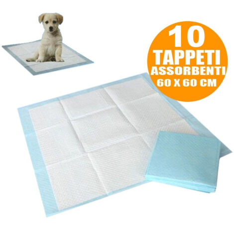 Trade Shop - Alfombras Super Absorbentes Para Perros Gatos 60x60cm Cachorros Pañales Compactos - (1/3)