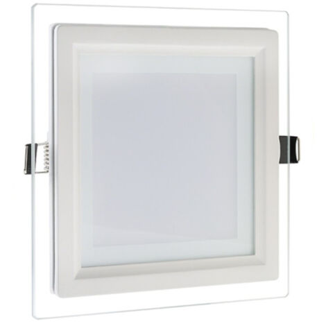 Trade Shop - Pannello Led Slim Quadrato Incasso Cornice Vetro 18w Cct 3000k 6500k 4000k P165e-q3c - (1/5)