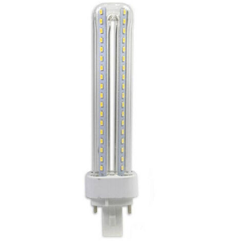 Trade Shop - Lampadina Led G24 15 W 2 Pin Lampada Tubolare Luce Fredda Calda Naturale G2415w -