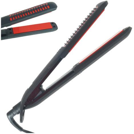 Trade Shop - Lisciante Piastra En Ceramica Per Capellisci Crespi Bagnati 45w Sk-2007 Prof - (1/4)