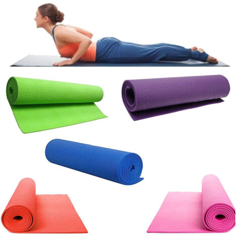 Trade Shop - Mat Yoga Mat Abdominales Aeróbico Gimnasio Fitness Gimnasia Pilates - (1/5)