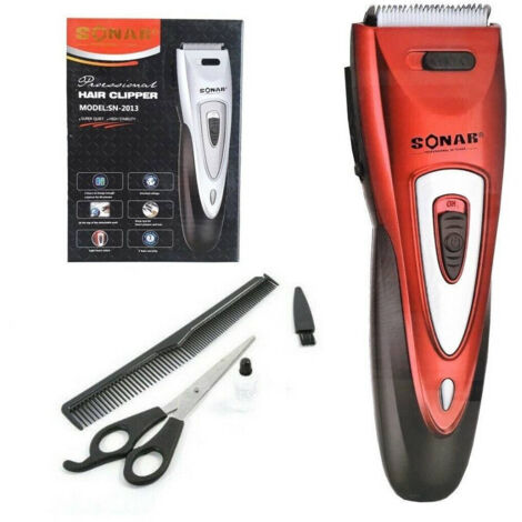 Trade Shop - Rasoio Elettrico Regola Barba Taglia Capelli Batteria Ricaricabile Sn-2013 -