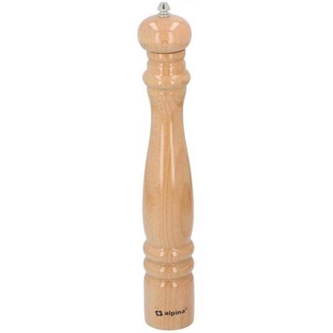 Trade Shop - Macina Sale Pepe In Legno Macinino Macinapepe Manuale Accessori Cucina 36cm - (1/2)