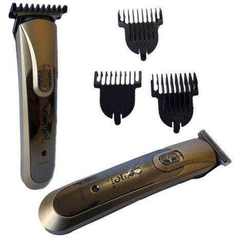 Trade Shop - Taglia Capelli Ricaricabile Impermeabile Rasoio Regola Barba Basette Gm-6057 - (1/4)