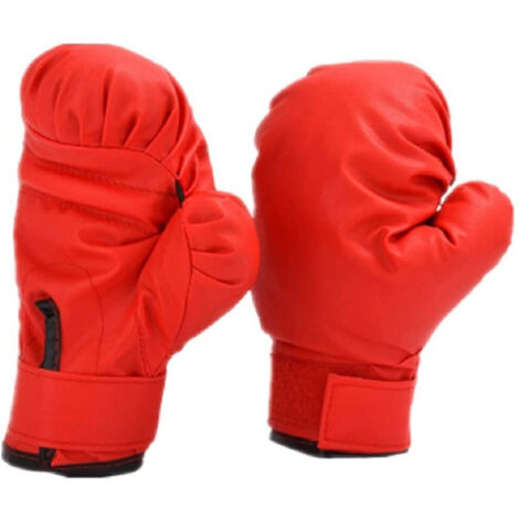 Trade Shop - Guantoni Guanti Da Boxe Boxing In Pelle Pu Kickboxing Sparring Gloves Sacco Xl -