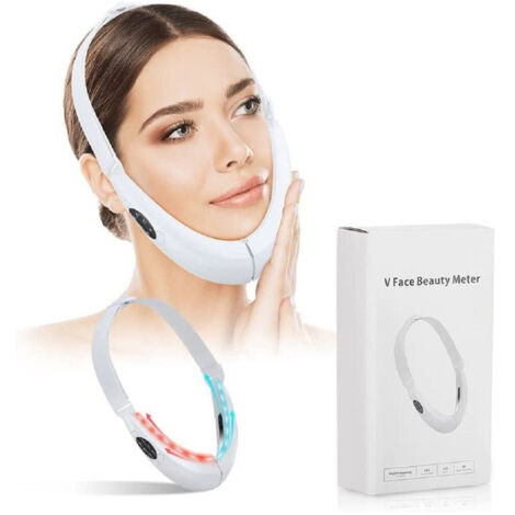 Trade Shop - Massager Eléctrico Facial Microcurrente Reafirmando La Reducción Doble De La Barbilla - (1/5)