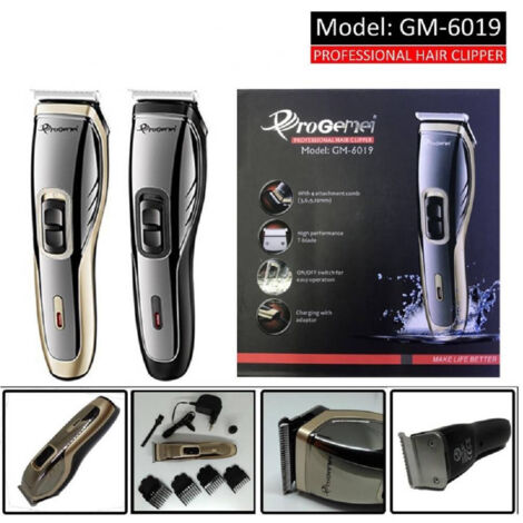 Trade Shop - Tagliacapelli Rifinitore Regolabarba Professionale Ricaricabile Batteria Gm-6019 - (1/5)