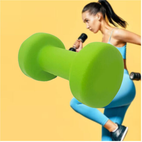 Trade Shop - Manubrio Singolo 4 Kg In Vinile Allenamento Esercizi Casa Palestra Workout Fit - (1/3)