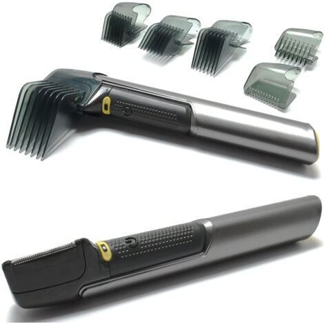 Trade Shop - Regolabarba Rasoio Regolatore Barba Taglio Capelli Corpo Rifinitore Led Q-tm05 -
