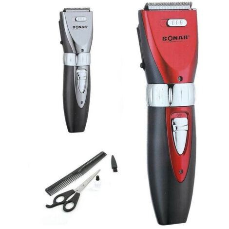 Trade Shop - Rasoio Elettrico Regola Barba Taglia Capelli Batteria Ricaricabile Sn-2014 -