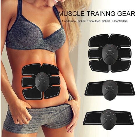 Trade Shop - Electroestimulador Ems Trainer Estimula Abdominales Brazos Piernas Glúteos Gimnasio -