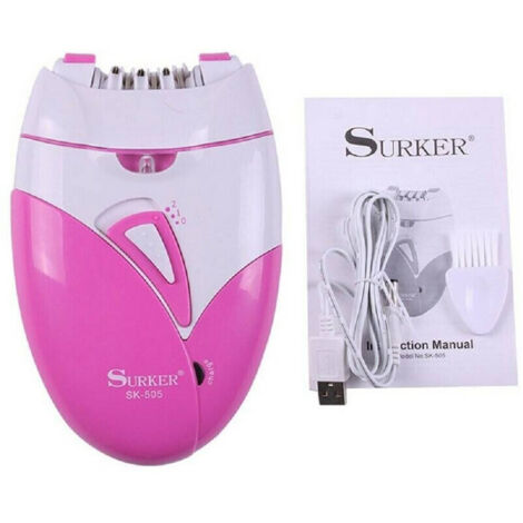 Trade Shop - Epilatore Depilatore Rasoio Elettrico Donna Ricaricabile Usb Sk-505 -
