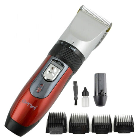 Trade Shop - Rasoio Cordless Elettrico Gm-660 Ricaricabile Regola Taglia Capelli Barba - (1/5)