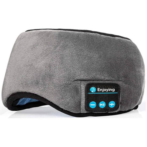 Trade Shop - Mascarilla De Ojos Para Dormir Con Auriculares Bluetooth 5.0 Integrados - (1/5)