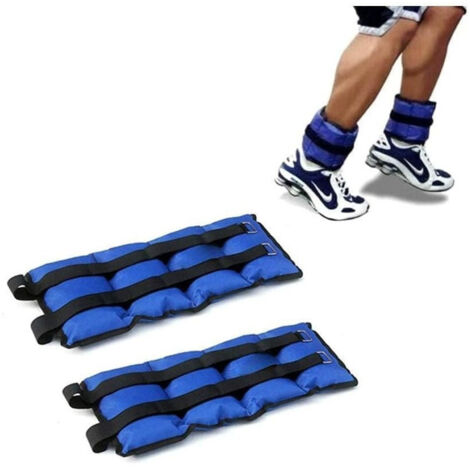 Trade Shop - Pesi Per Caviglie E Polsi Cavigliere Sport Fitness Cavigliera Peso 4 Kg Effetti - (1/3)