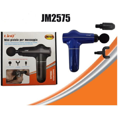 Trade Shop - Mini Pistola Per Massaggi Vibrazioni A Percussione Terapia Salute Fitness Jm2575 - (1/3)