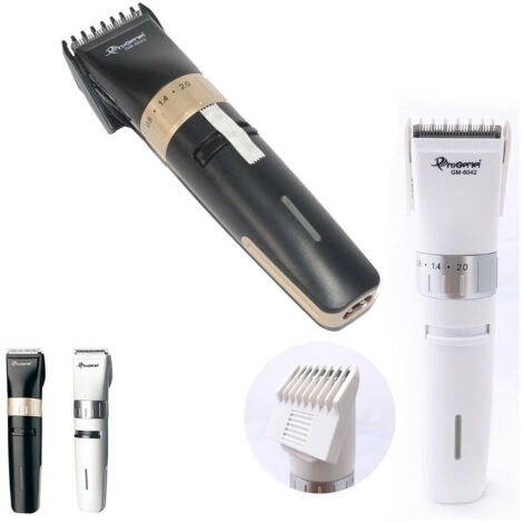 Trade Shop - Shaver Corta La Regla De Cabello Eléctrica Recargable Sin Cable 0.8-2mm 6042 -