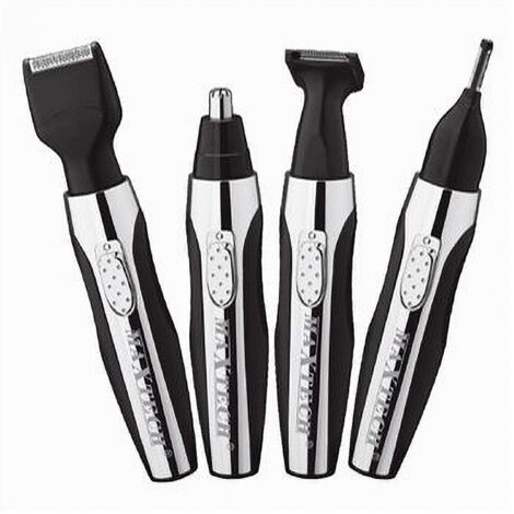 Trade Shop - Rasoio Rifinitore Trimmer Per Peli Naso Orecchie Sopracciglia 4x1 Uomo Rif-na008 - (1/3)