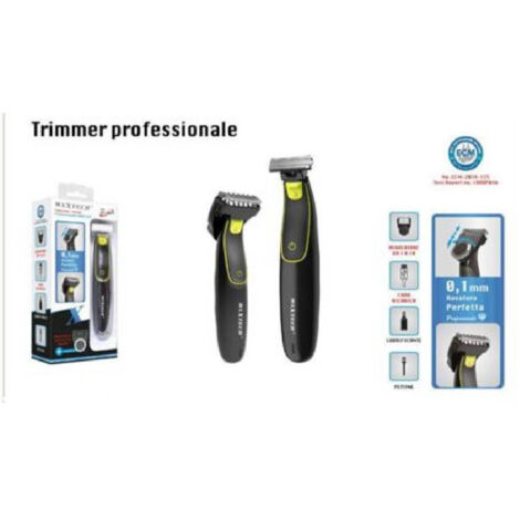 Trade Shop - Taglia Barba Portatile Regolatore Ricarica Usb Rasoio Elettrico Maxtech Rif-na017 - (1/2)