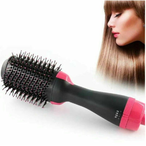 Trade Shop - Cepillo Con Secador De Pelo Secador De Pelo Profesional Para Cabello Pelo Paso Un Paso -