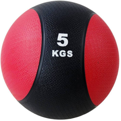 Trade Shop - Palla Medica In Gomma Per Esercizi Allenamento Boxe Arti Marziali Fitness Da 5kg -