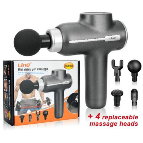 Trade Shop - Mini Pistola Per Massaggio Terapia Vibrazioni A Percussione Massaggiante Hgm807 - (1/2)