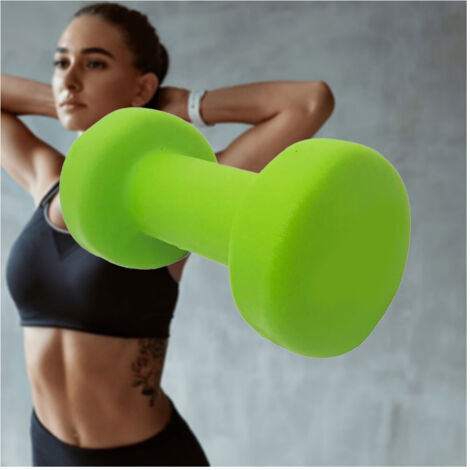 Trade Shop - Manubrio Singolo 10 Kg In Vinile Allenamento Esercizi Casa Palestra Workout Fit - (1/3)