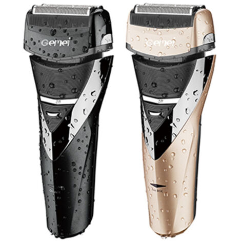 Trade Shop - Maquinilla Eléctrica Recargable De 3 Hojas Para Barba Gm7060 Cabezal De Afeitado 3w - (1/2)