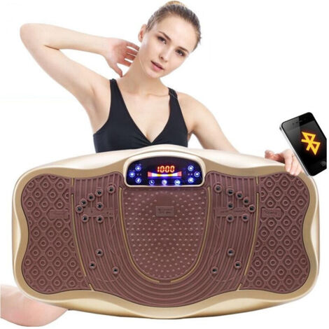 Trade Shop - Pedana Vibrante Con Bluetooth Massaggiante Fitness Display Sussultoria Perdipeso - (1/3)