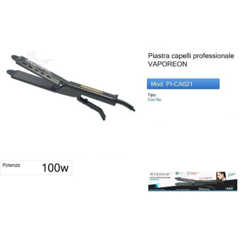 Trade Shop - Piastra Capelli Lisci Professionale Piatta Regolazione Temperatura 100w Pi-ca021 - (1/2)