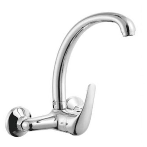 Trade Shop - Mezclador De Tapón De Pared De Un Solo Licuado Para Lavabo De Cocina Bari 69411 - (1/2)