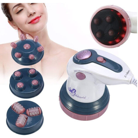 Trade Shop - Masajeador Anti-celulitis Face Masaje Cuerpo Masaje Cuerpo Sense Anti Celulitis Rojo - (1/5)