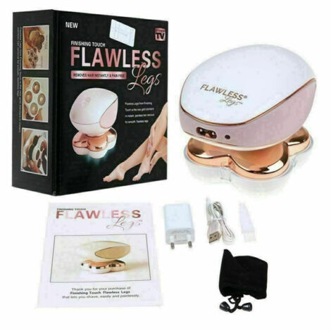 Trade Shop - Depilador De Afeitadora De Mujeres De Mujer Eléctrica Recargable De Cabello Seco Seco - (1/5)