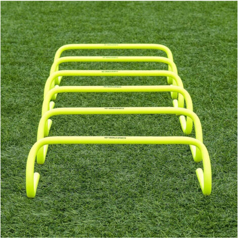 Set De 5 Vallas Para Entrenamiento Velocidad Fuerza Agilidad Salto Altura 50 Cm -