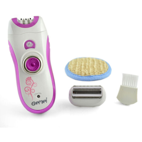 Silkepil Afeitadora Depiladora 3en1 Piernas Cuerpo 2 Cuchillas Scrub 3056 - (1/5)