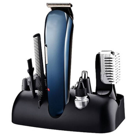 Afeitadora 8en1 Gm596 Batería Recargable Kit De Cuidado Recortadora De Barba Para Hombre - (1/5)